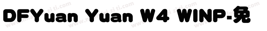 DFYuan Yuan W4 WINP字体转换